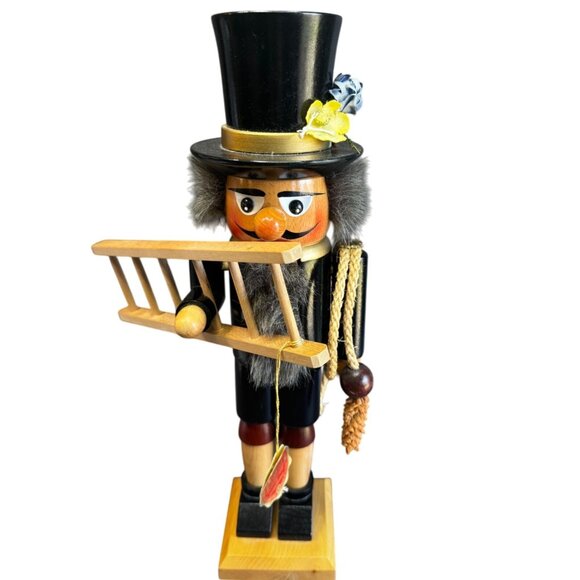 Steinbach Chimney Sweep Nutcracker With Box Germany 15 1/2" Model 028 Volkskuns - Picture 3 of 9